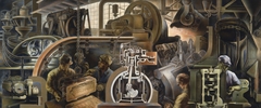 Automotive Industry (mural, Detroit Public Library) by Marvin Beerbohm