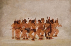 Bear Dance, Preparing for a Bear Hunt by George Catlin