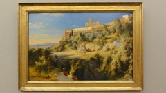 Blick auf Assisi by Carl Blechen