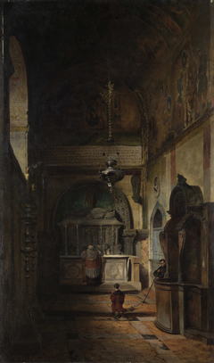 Blick in die Kapelle Sant Isidro in Venedig by Ludwig Dittweiler