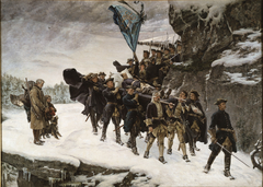 Bringing Home the Body of King Karl XII of Sweden by Gustaf Cederström