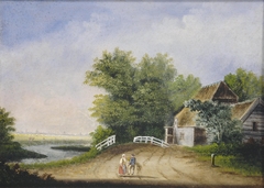 Brug bij de Kattekampen, Amersfoort by anonymous painter