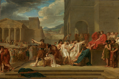 Brutus condemning his sons to death by Guillaume Guillon-Lethière