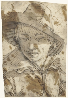 Buste van een jongeman by Gerard ter Borch I