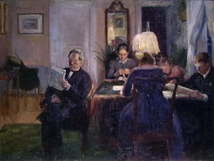 By Lamplight by Jacob Kielland Sømme