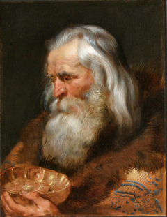 Cabeza del mayor de los Reyes Magos by Peter Paul Rubens