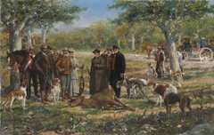 Cacería en los Llanos by Manuel Alcázar y Ruiz