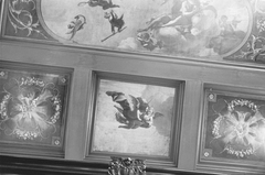 Ceiling piece from 1680, from the Herengracht 190 by Anonymous