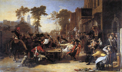 Chelsea Pensioners reading the Waterloo Dispatch by David Wilkie