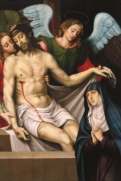 Christ in the Arms of Two Angels by Juan de Juanes