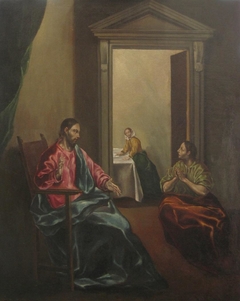 Christ in the House of Mary and Martha by El Greco