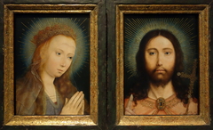 Christ Salvator Mundi and Mary at Prayer by Quentin Matsys