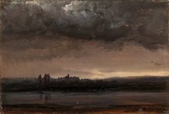 Cloud Study over the Elbe by Johan Christian Dahl