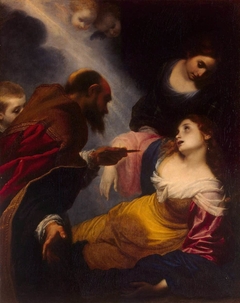 Communion of St Petronilla by Simone Pignoni