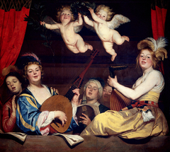 Concert on a Balcony by Gerard van Honthorst