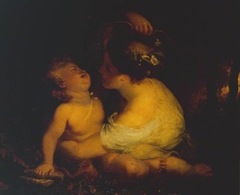 Cupid and Nymph by William Hilton