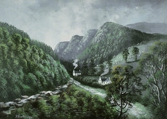 Cwm Llyfnant by Alfred Worthington