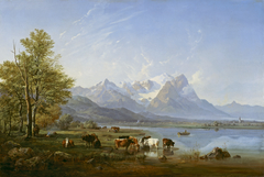 Das Garmischer Tal by Heinrich Bürkel