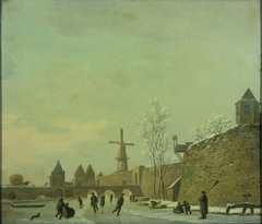 Das Tolsteegpoort und Umgebung von Utrecht by Hendrik van Oort