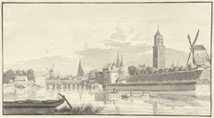 De Kamperpoort te Zwolle by Hendrik Spilman