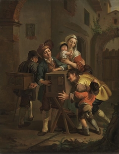 Der Guckkasten by Johann Jakob Dorner the Elder