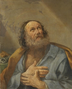 Der reuige Petrus by Guido Reni