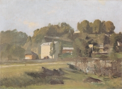 Die Mühle von Sousterre bei Genf by Ferdinand Hodler