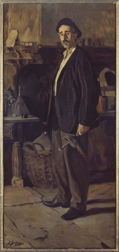 Don Plácido Zuloaga en su taller (Don Plácido Zuloaga in His Workshop) by Ignacio Zuloaga