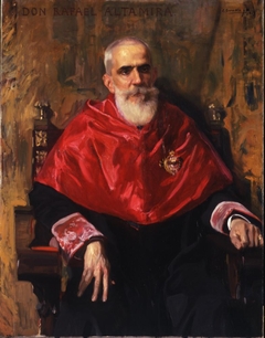 Don Rafael Altamira y Crevea by Joaquín Sorolla