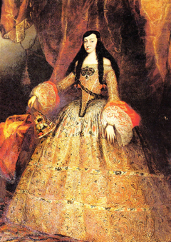 Doña María Luisa de Orleans by Juan Carreño de Miranda