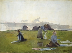 Drying the Laundry by Harriet Backer