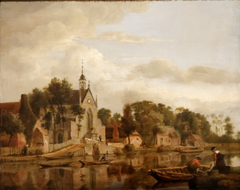 Dutch Landscape by Jan van der Heyden