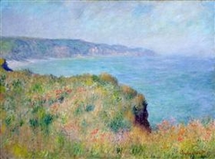 Edge of the Cliff at Pourville by Claude Monet