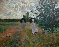 En promenade près d'Argenteuil by Claude Monet