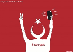 Erdogan Blames Twitter for Protests by Khalid Albaih