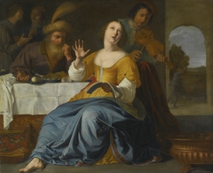 Esther and Mordecai by Aelbert Jansz van der Schoor