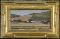 Farm Among Hills, Giverny by Theodore Robinson