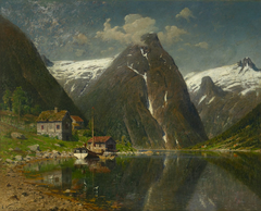 Farm in Esefjord by Adelsteen Normann