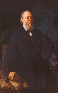 Ferdinand Freiherr von Hochstetter by Franz Rumpler