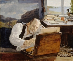 Ferdinand von Wright at Work by Arvid Liljelund