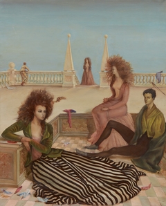 Figures on a Terrace by Leonor Fini