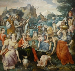 Gathering of manna by Maerten de Vos