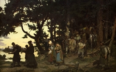 Gedymin’s funeral by Kazimierz Alchimowicz