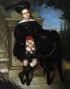 George Ridehalgh (1835 - 1892), as a Boy in Plaid by Anonymous