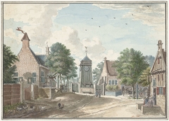 Gezicht op het Klokhuis te Overveen by Jan de Beijer