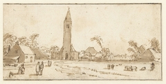 Gezicht op Spaarnwoude by Esaias van de Velde