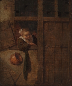 Girl at the window by Hendrik Martenszoon Sorgh