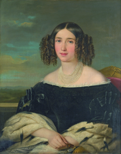 Gräfin Wilhelmine von Auersperg by Franz Schrotzberg