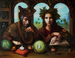 Зеленщик и жена его Флора / Greengrocer and his wife Flora by Igor Lazarev