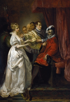 Helena and Count Bertram before the King of France by Francis Wheatley